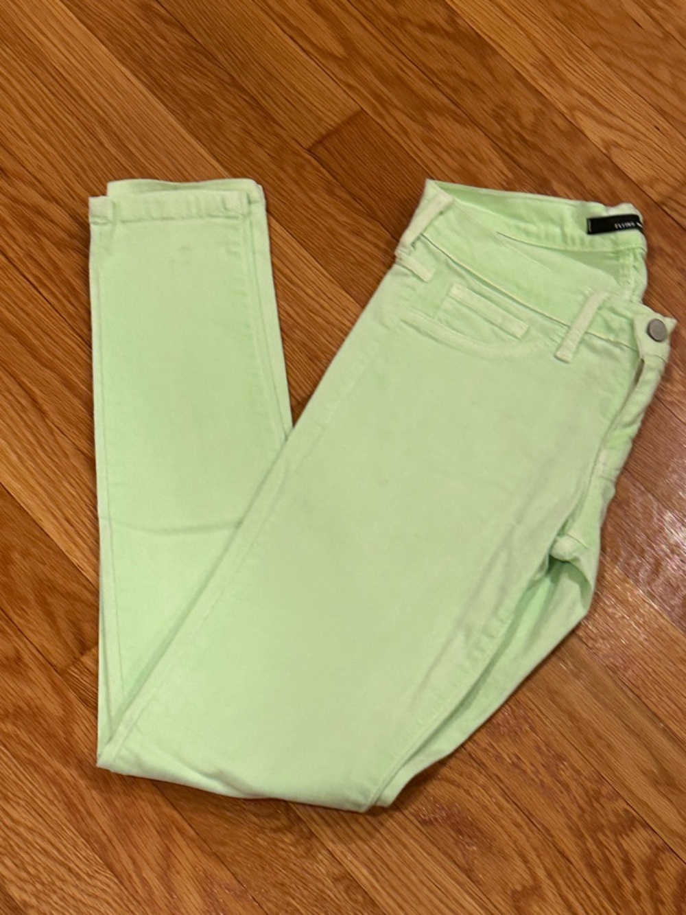Flying Monkey Lime Green Skinny Jeans Size 5